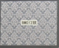 Наклейки срібні BМ-013