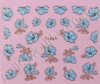 Stickers blue-gold №005