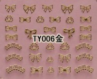 Gold stickers №006