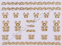 Gold stickers №035