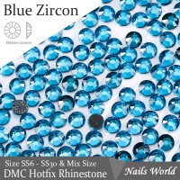 Blue Zircon, 100pcs