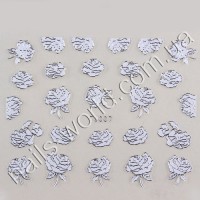 Stickers white-silver №007