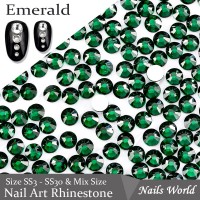 Emerald, 100pcs