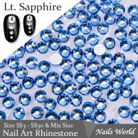 Light Sapphire, 100pcs
